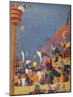 The Fight with the Corsairs, 1937-Sydney George Hulme Beaman-Mounted Giclee Print