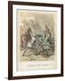 The Fight with the Dragon-Theodor Hosemann-Framed Giclee Print