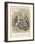 The Fight with the Dragon-Theodor Hosemann-Framed Giclee Print