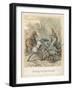 The Fight with the Dragon-Theodor Hosemann-Framed Giclee Print