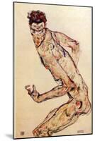 The Fighter, 1913-Egon Schiele-Mounted Giclee Print