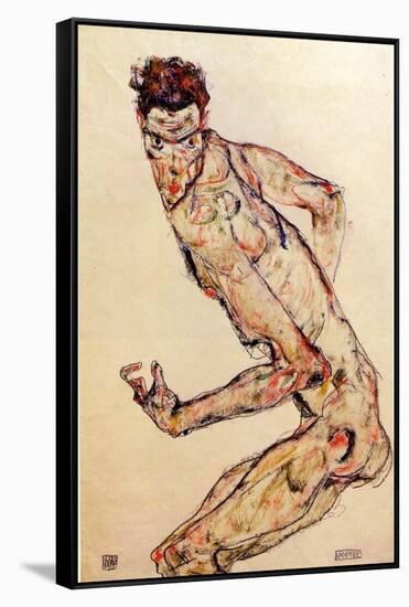 The Fighter, 1913-Egon Schiele-Framed Stretched Canvas