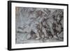 The Fighters, 16th Century-Taddeo Zuccaro-Framed Giclee Print