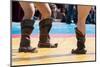 The Fighters in National Boots are Ready to Mongolian Wrestling.-Paha_L-Mounted Photographic Print