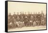 The Fighting 7th Officers-John C.H. Grabill-Framed Stretched Canvas