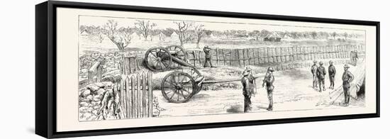 The Fighting Between Portuguese and British South Africa Co.'s Troops in South Africa Incidents Dur-null-Framed Stretched Canvas