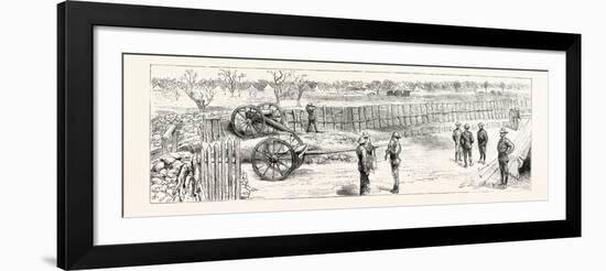 The Fighting Between Portuguese and British South Africa Co.'s Troops in South Africa Incidents Dur-null-Framed Giclee Print