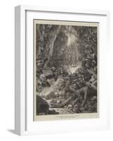 The Fighting in Burmah, Dacoits in Ambush-William Heysham Overend-Framed Giclee Print