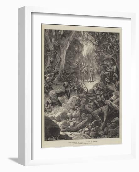 The Fighting in Burmah, Dacoits in Ambush-William Heysham Overend-Framed Giclee Print