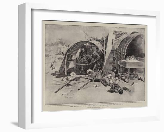 The Fighting in Manila, after the Engagement at Calumpit-Charles Edwin Fripp-Framed Giclee Print