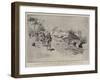 The Fighting in Manila, the Insurgent Trenches after the Engagement at the Bagbag River-Charles Edwin Fripp-Framed Giclee Print