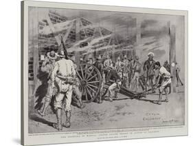 The Fighting in Manila, United States Troops in Action at Calumpit-Charles Edwin Fripp-Stretched Canvas