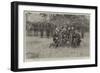 The Fighting in Upper Burma, a Mountain Mule Battery of the Royal Artillery at Drill-null-Framed Giclee Print