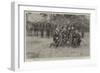 The Fighting in Upper Burma, a Mountain Mule Battery of the Royal Artillery at Drill-null-Framed Giclee Print