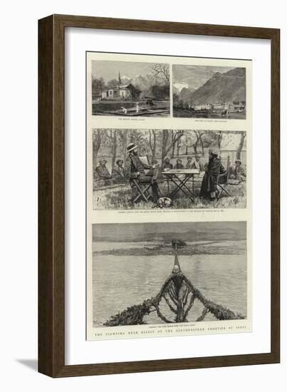 The Fighting Near Gilgit on the North-Western Frontier of India-null-Framed Giclee Print