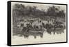 The Fighting of the Gambia-null-Framed Stretched Canvas