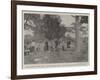 The Fighting on the Gambia, the Governor's Camp at Bullal During the Punitive Expedition-null-Framed Giclee Print