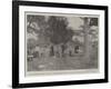 The Fighting on the Gambia, the Governor's Camp at Bullal During the Punitive Expedition-null-Framed Giclee Print