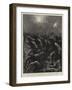 The Fighting on the Indian Frontier, the Effect of Star Shell-Joseph Nash-Framed Giclee Print