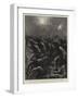 The Fighting on the Indian Frontier, the Effect of Star Shell-Joseph Nash-Framed Giclee Print