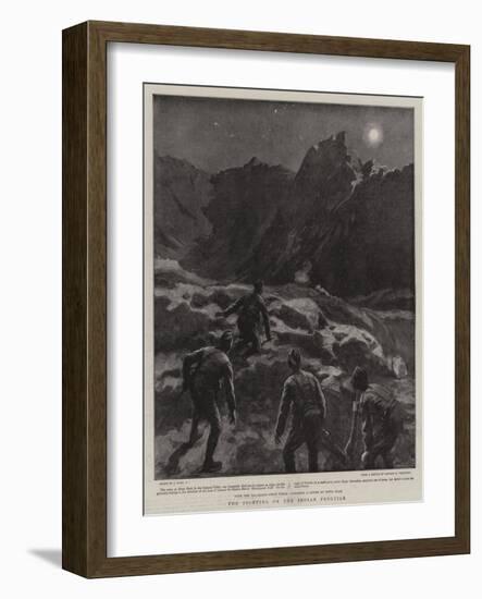 The Fighting on the Indian Frontier-Joseph Nash-Framed Giclee Print