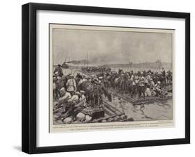The Fighting on the Siberian Frontier, Russians Going to the Front in Manchuria-Frederic De Haenen-Framed Giclee Print