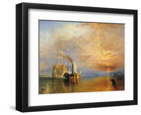 The Fighting Temeraire, 1838-J M W Turner-Framed Giclee Print