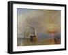 The Fighting Temeraire, 1839-J M W Turner-Framed Art Print