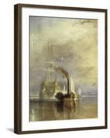 The Fighting Temeraire - Detail-J M W Turner-Framed Giclee Print