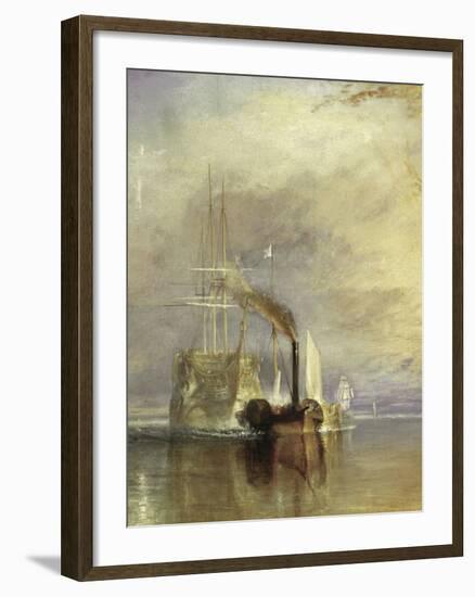 The Fighting Temeraire - Detail-J M W Turner-Framed Giclee Print