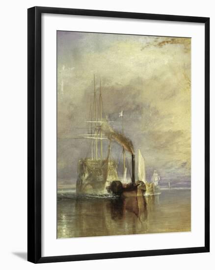 The Fighting Temeraire - Detail-J M W Turner-Framed Giclee Print