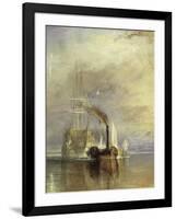 The Fighting Temeraire - Detail-J M W Turner-Framed Giclee Print