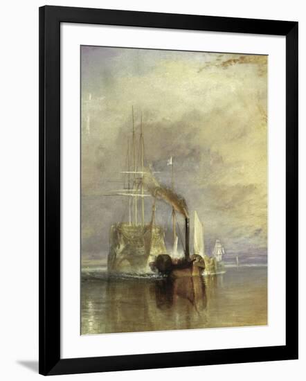 The Fighting Temeraire - Detail-J M W Turner-Framed Giclee Print