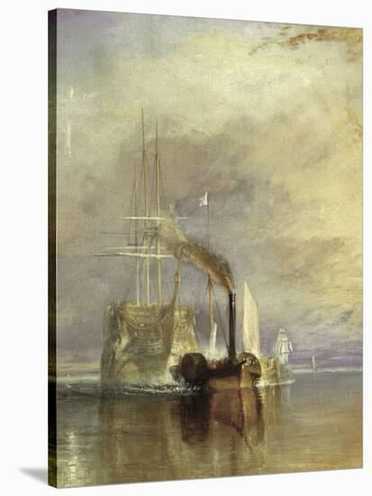 The Fighting Temeraire - Detail-J M W Turner-Stretched Canvas
