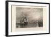 The Fighting Téméraire, engraved by Willmore-Joseph Mallord William Turner-Framed Giclee Print