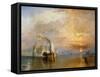 The "Fighting Temeraire" Tugged to Her Last Berth to be Broken Up, Before 1839-J^ M^ W^ Turner-Framed Stretched Canvas