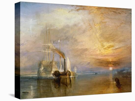 The "Fighting Temeraire" Tugged to Her Last Berth to be Broken Up, Before 1839-J^ M^ W^ Turner-Stretched Canvas