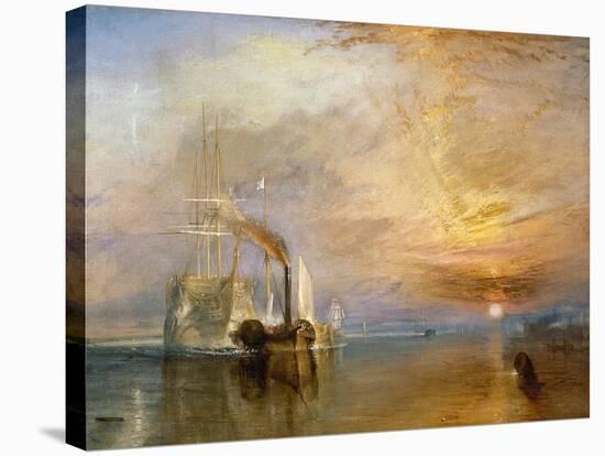 The "Fighting Temeraire" Tugged to Her Last Berth to be Broken Up, Before 1839-J^ M^ W^ Turner-Stretched Canvas