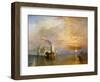 The "Fighting Temeraire" Tugged to Her Last Berth to be Broken Up, Before 1839-J^ M^ W^ Turner-Framed Premium Giclee Print