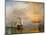 The "Fighting Temeraire" Tugged to Her Last Berth to be Broken Up, Before 1839-J^ M^ W^ Turner-Mounted Premium Giclee Print