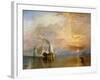 The "Fighting Temeraire" Tugged to Her Last Berth to be Broken Up, Before 1839-J^ M^ W^ Turner-Framed Premium Giclee Print