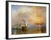 The "Fighting Temeraire" Tugged to Her Last Berth to be Broken Up, Before 1839-J^ M^ W^ Turner-Framed Premium Giclee Print