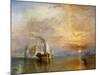 The "Fighting Temeraire" Tugged to Her Last Berth to be Broken Up, Before 1839-J^ M^ W^ Turner-Mounted Premium Giclee Print