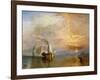 The "Fighting Temeraire" Tugged to Her Last Berth to be Broken Up, Before 1839-J^ M^ W^ Turner-Framed Giclee Print