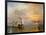 The "Fighting Temeraire" Tugged to Her Last Berth to be Broken Up, Before 1839-J^ M^ W^ Turner-Framed Giclee Print