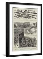 The Fighting with Dacoits in Burma-null-Framed Giclee Print