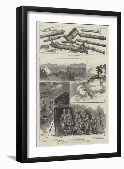 The Fighting with Dacoits in Burma-null-Framed Giclee Print