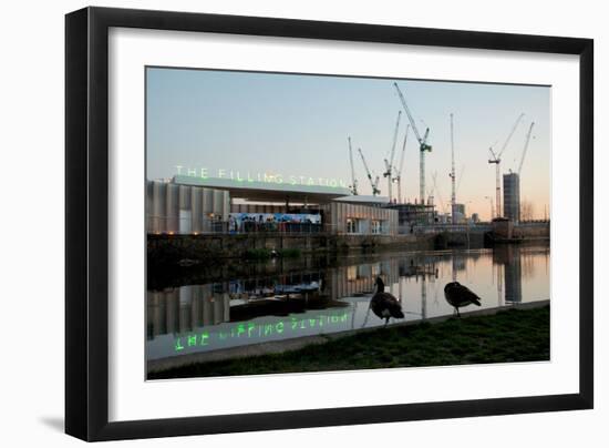 The Filling Station-Tim Kahane-Framed Photographic Print