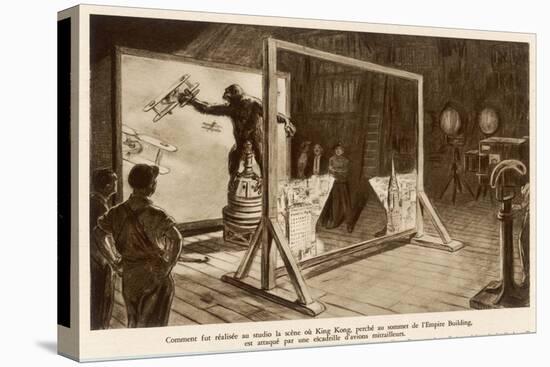 The Filming of King Kong-J. Simont-Stretched Canvas