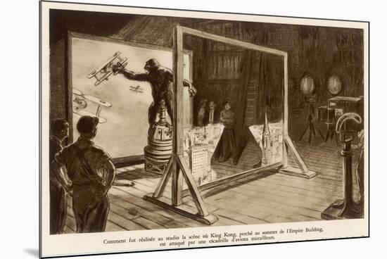 The Filming of King Kong-J. Simont-Mounted Art Print